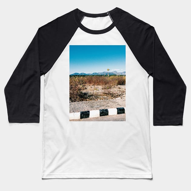 Himalayan Foothills Baseball T-Shirt by visualspectrum